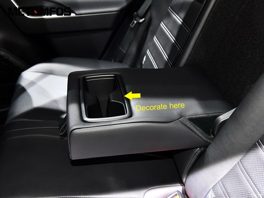 Для Toyota Rav4 Rav 4 2019 2020 карбоновое волокно задний подстаканник бутылка для воды