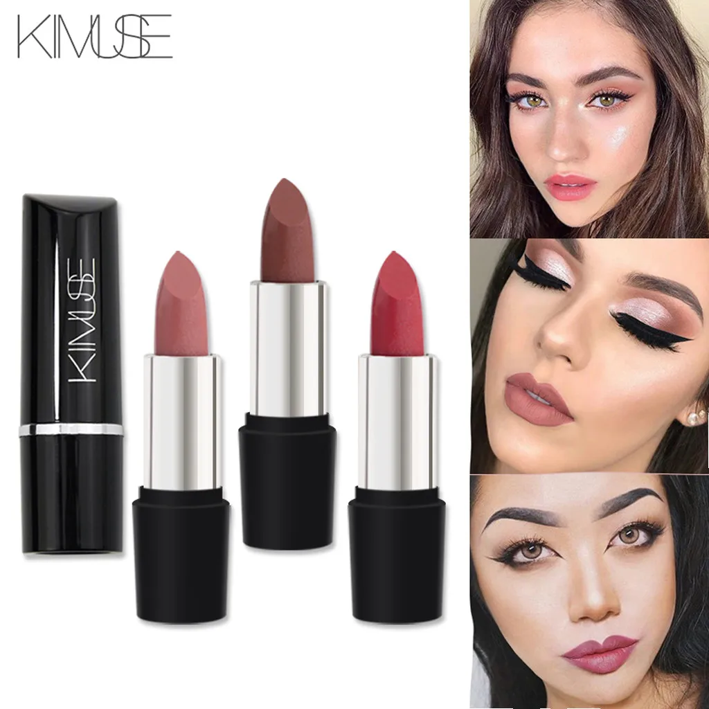 

Matt Lip Stick Long-lasting Moisturizer Waterproof Lipstick Glossy Glossy Nonstick cup Matte Lip Gloss Constant Color Labial