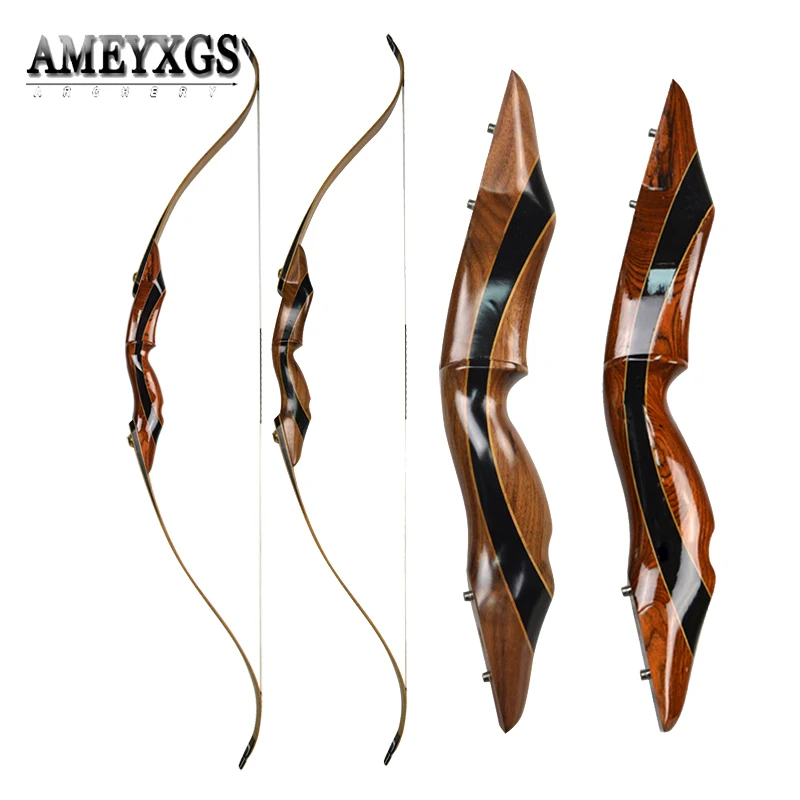 25 55 lbs Recurve Bow 58inch Longbow American Hunting Bow Archery