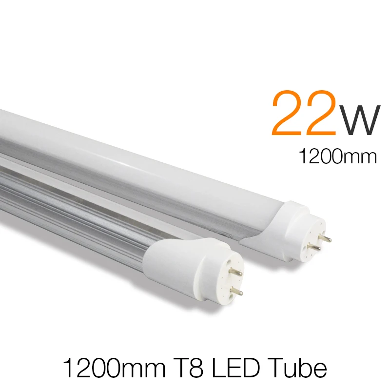 T8 светодиодные трубки 1200 мм 22 Вт SMD 2835 супер Яркость tubetes 4ft t8 лампы люминесцентные