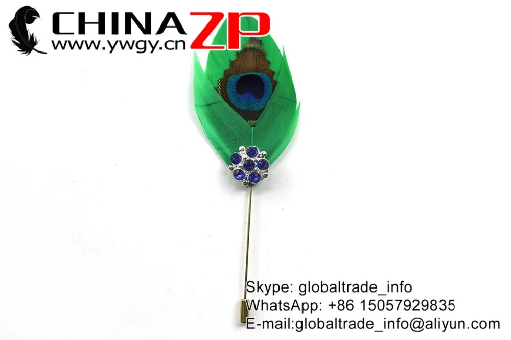 Handmade Feathers Brooch Pin  (119)