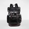 New Pu Leather Backpacks Fashion Vintage Notebook Laptop Backpack Male Large Capacity Backpacks for Men and Women Casual Bags 2