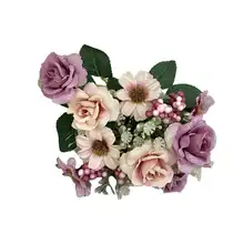 Искусственные западные розы Пион Букет невесты Свадебная вечеринка домашний декор для свадьбы и высококачественный 19MAR5