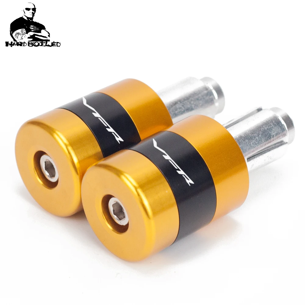 

Motorcycle Accessories 7/8" 22MM Handlebar Hand Grips Handle Bar End Cap For Honda VFR400 NC30 VFR750 VFR800/F VFR 800 VFR1200/F