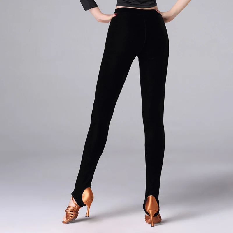 2018 New Women Ballroom Dance Pants For Sale Cha Cha Rumba Slim Sexy