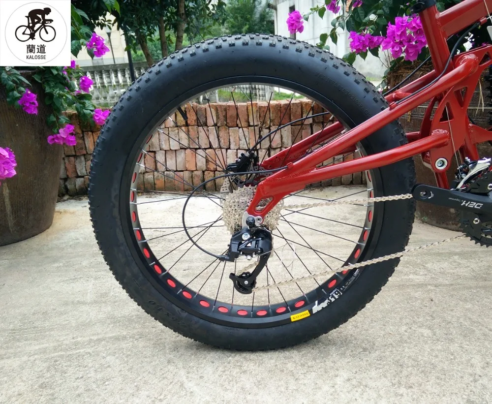 Best Kalosse  Beach bicycle  folding mountain bicycle  26*4.0 Tires  Hydraulic brakes Snow  bicycle, 21/24/27/30speed ,fat bikes 5