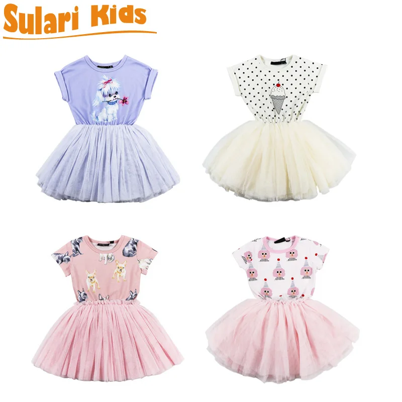 

Sulari Kids 4 styles GIRLS PRINCESS DRESSES PARTY DRESSES BABY KIDS CLOTHES BALL GOWN SHORT BEAUTIFUL LACE DRESSES