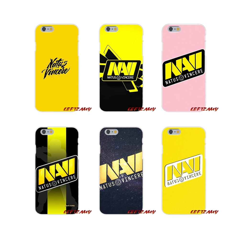Аксессуары чехлы для телефонов Чехлы natus vincere navi Flexible iPhone X 4 4S 5 5S 5C SE 6 6S 7 8