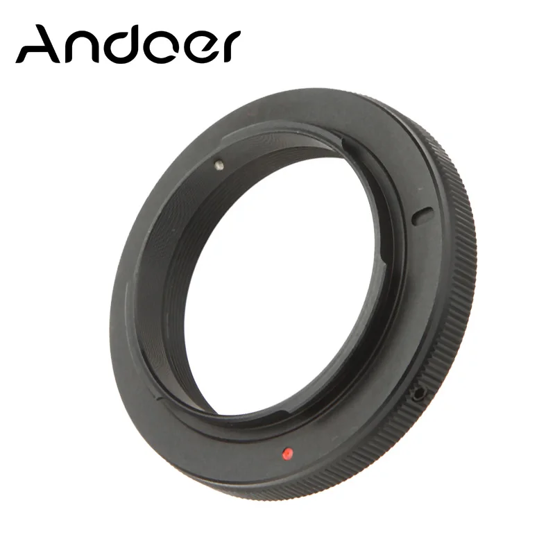 

Andoer T/T2 Telephoto Mirror Lens Adapter Ring Manual Control Lens Adapter for Nikon AI Mount Cameras