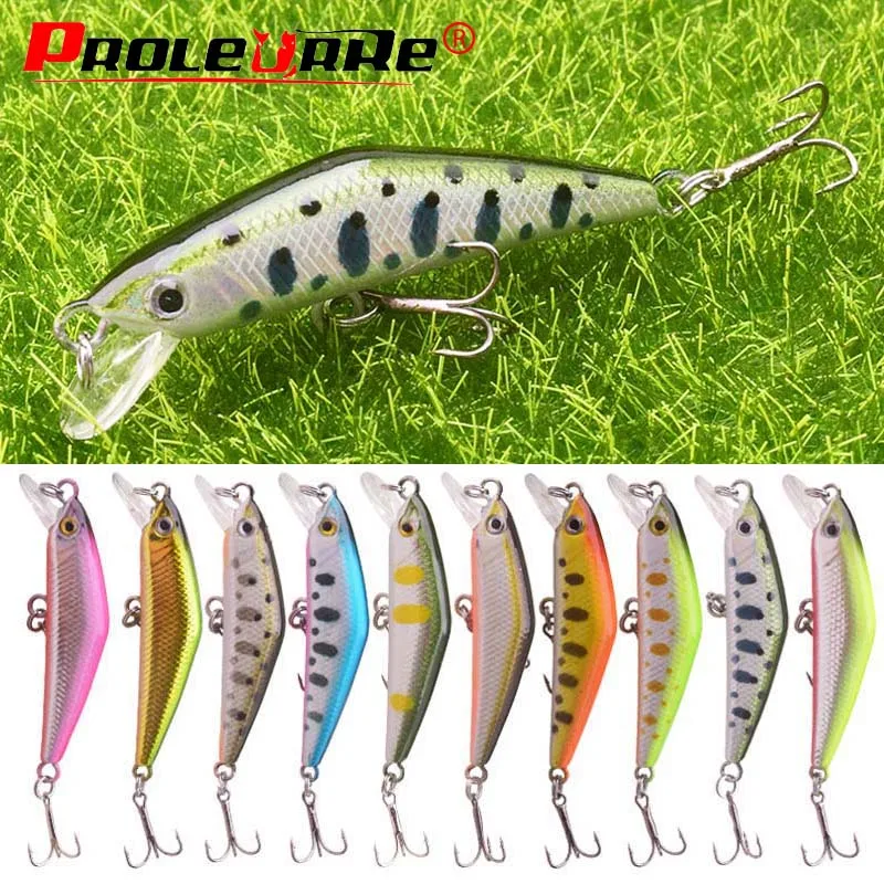 

Proleurre Jerkbat Mini Fishing Lure 45mm 3g Sinking Minnow Wobbler Hard Lure Bass Pike peche isca artificial Bait Tackle PR-585