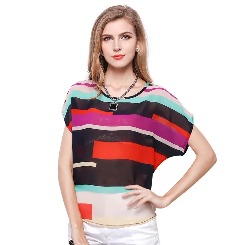 Blouses Size Women Batwing S- 1