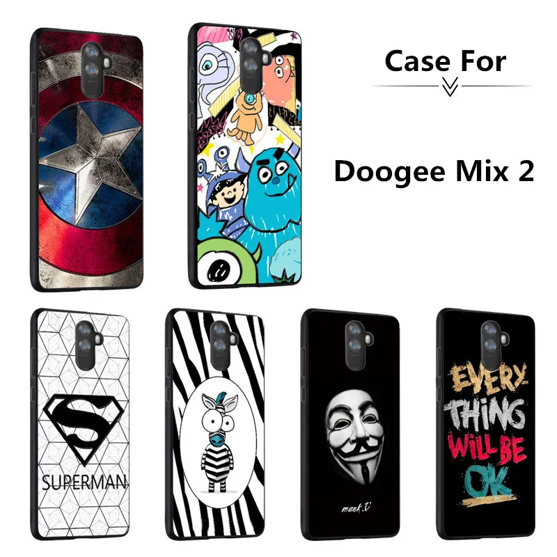 

Cartoon Fastion Case For Doogee Mix 2,TPU Material Case.6 Colors!Mobile Phone Bracket Case,More Practical!