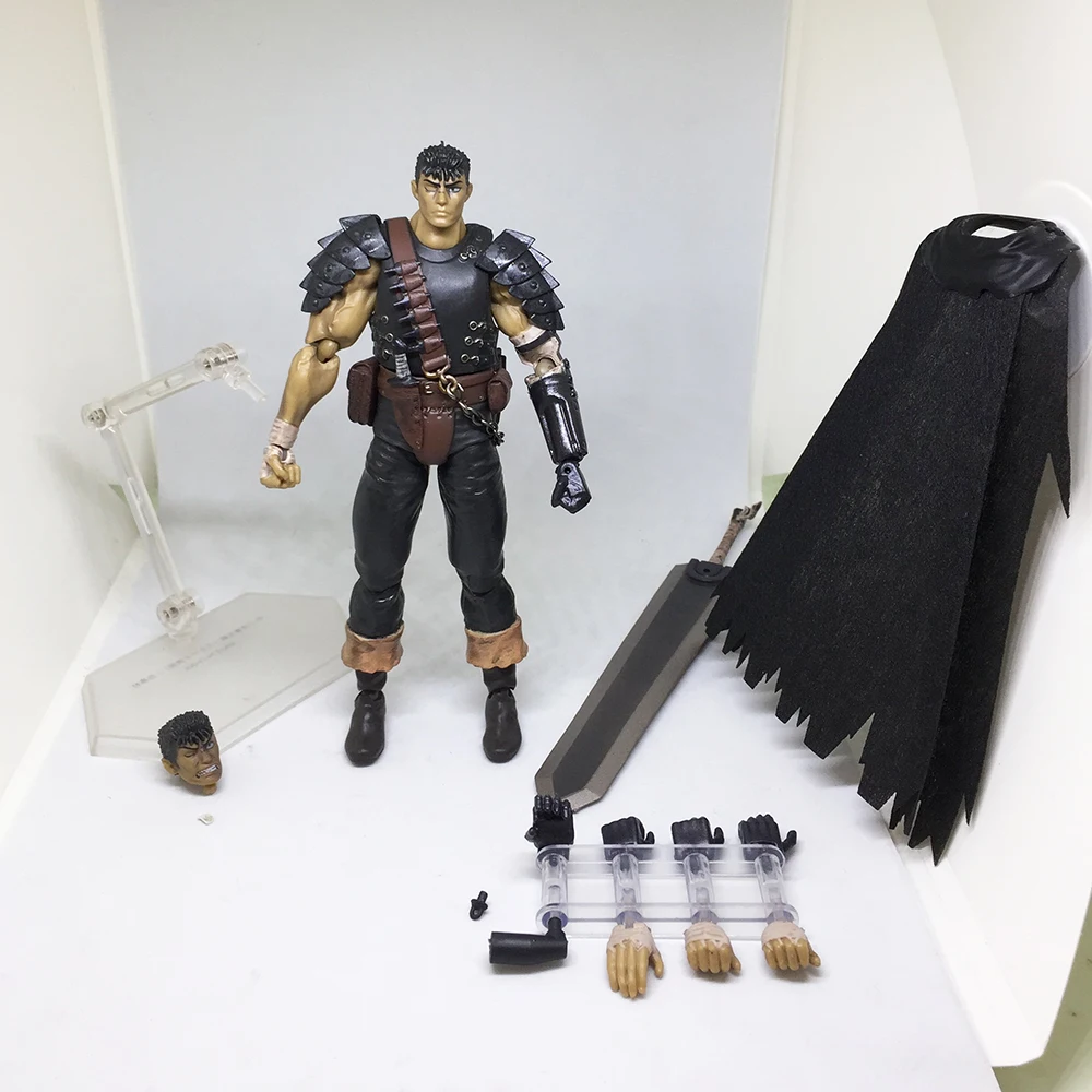  Berserk Figma 359 Black Swordman Action Figures Toys  (3)
