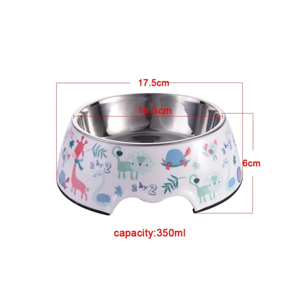 1 шт. миска для кормления домашних животных Нескользящая нержавеющая сталь кормушки для собак несколько размеров миска для воды для кошачьей еды хранение для домашних животных S/M/L
