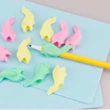 10 шт студентов держать приспособления для ручки помочь написать обучение детей специальные формы рыбы корректор прибор ручка и карандаш ручка