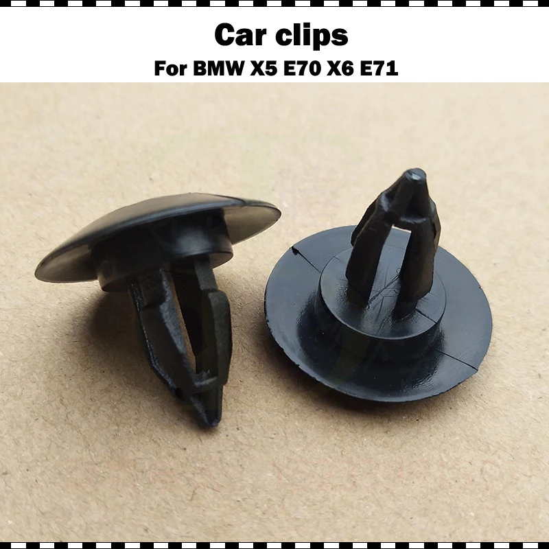 

10pcs Auto Parts Car Accessories High Quality Plastics Clip For BMW X5 E70 X6 E71 Side Sill Skirt Trim Clips