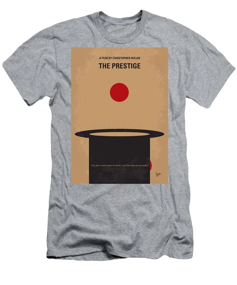 No381 my the prestige minimal movie poster chungkong art для мужчин Новое поступление футболка с короткими рукавами 2019 уличная хип-хоп топы