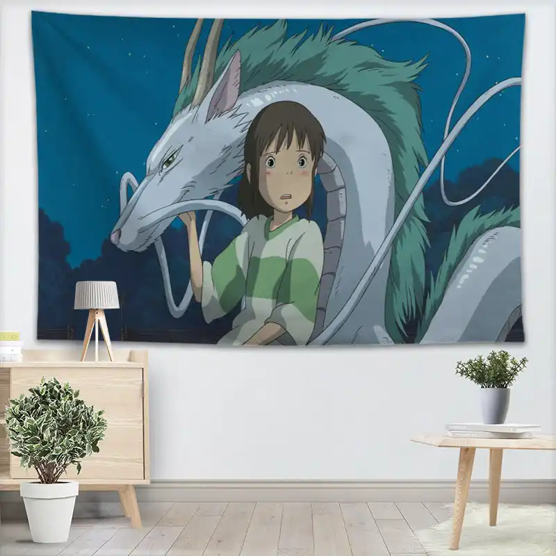 Decor Spirited Away Wall Tapestry Official Studio Ghibli Spirited