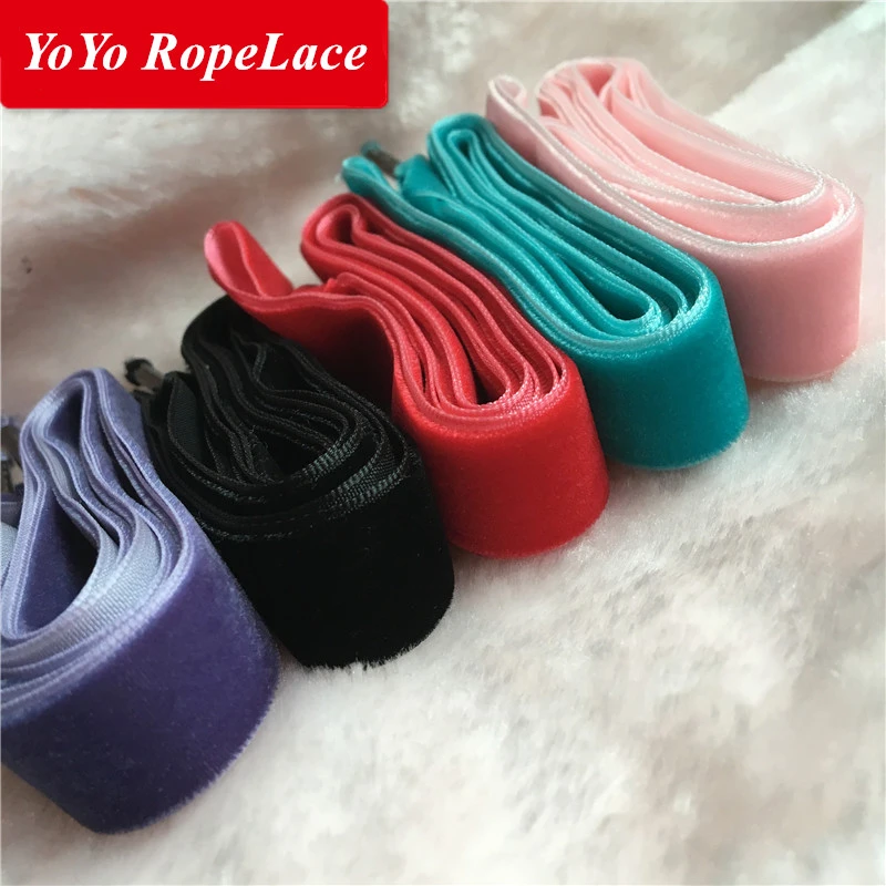 lacets ruban velours