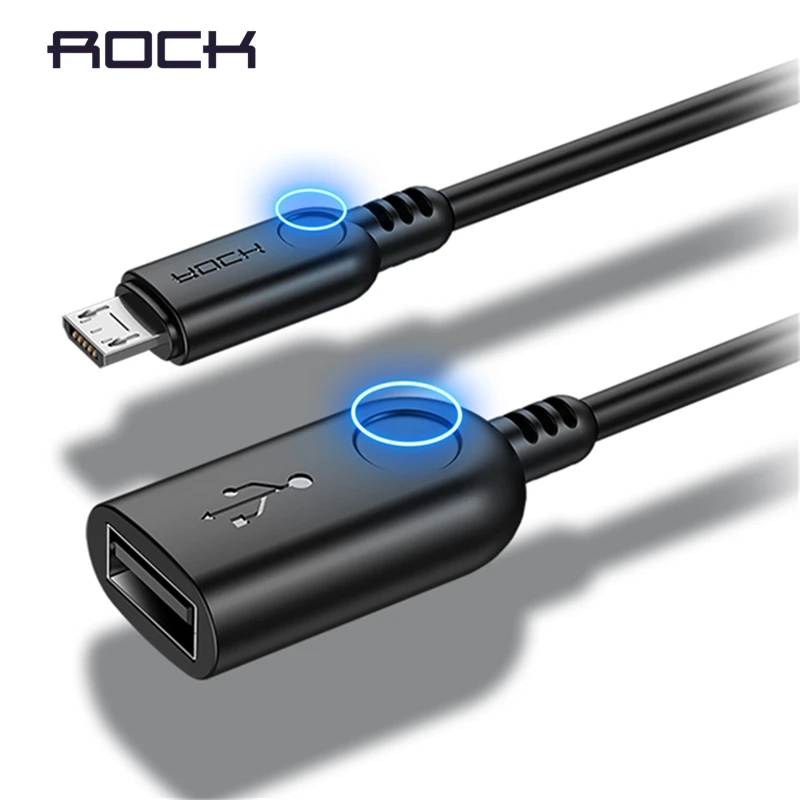 

ROCK Micro to USB OTG Cable OTG Adapter for Samsung Galaxy Xiaomi Huawei OTG Mobile Android Tablet Mobile Phone Cables