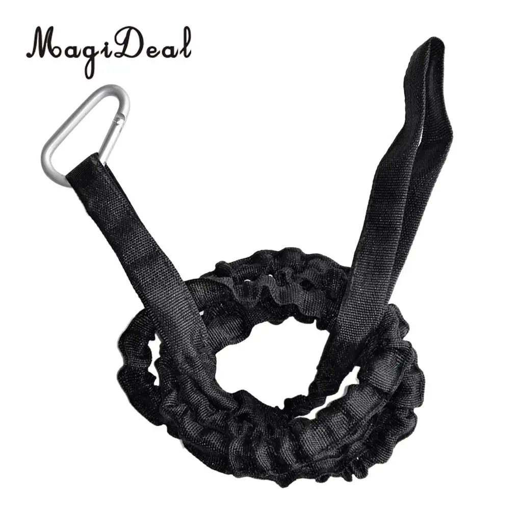 MagiDeal Durable Nylon Kayak Canoe Paddles Leash Fishing Rod Leash Safety Cord&Carabiner Tool for Rowing Oars Fishing Rod Supply