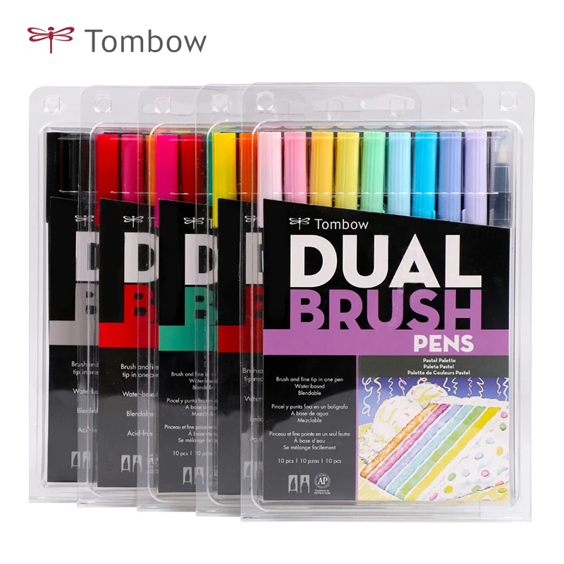 Tombow Dual Brush Pen Set of 10, Secondary