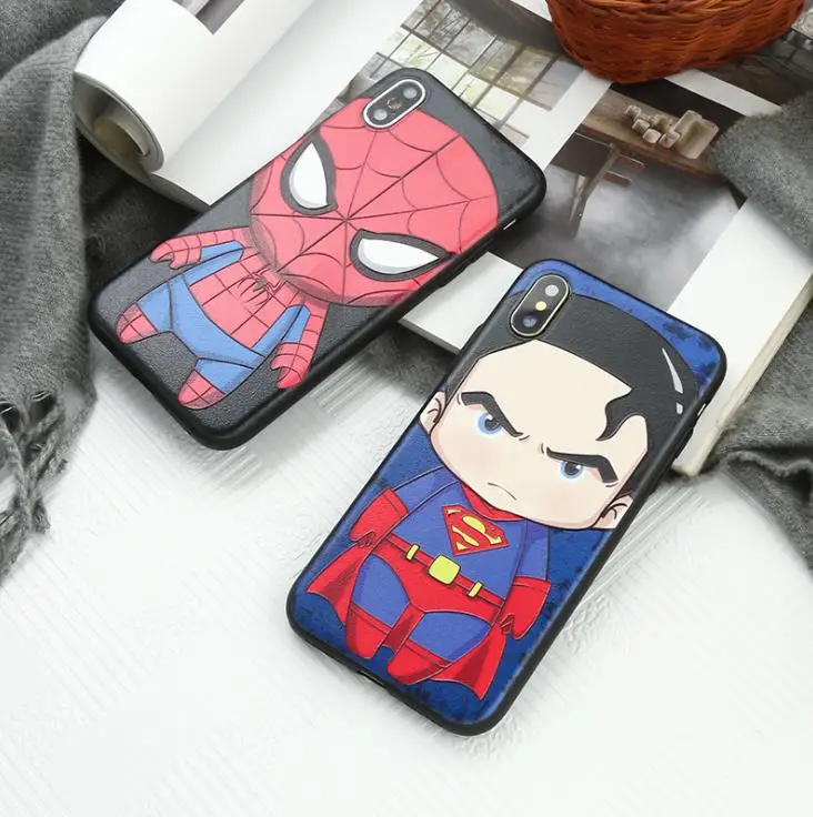 Милый ТПУ чехол-накладка Marvel hero для iphone 5, 5S, 5, G, SE, 6, 6 S, 7, 8 plus, резиновый гелевый силиконовый чехол для iphone x, XR, человек, мальчик, Человек-паук, чехол для телефона