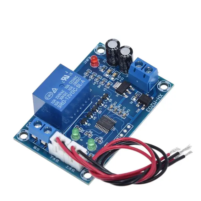 XH-M203 Full Automatic Water Level Controller Pump Switch Module AC/DC 12V Relay - Image 6