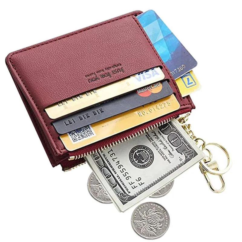 

OLOEY new ladies short slim mini wallet Japanese and Korean version of the simple multi-card fashion hot wallet pocket wallet