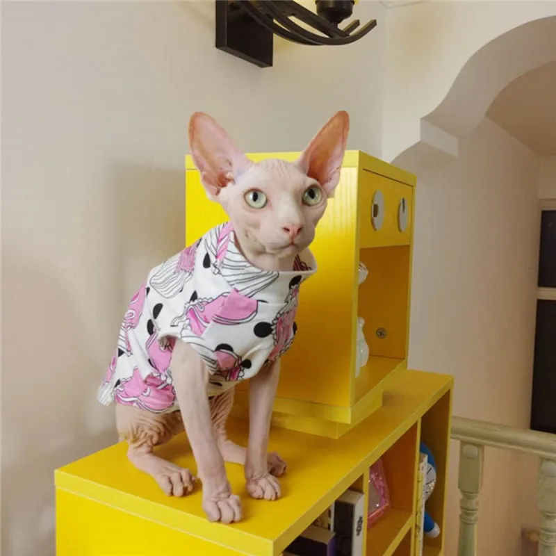 Сфинкс одежда hairless cat Одежда Новая посылка ручная работа популярный логотип для