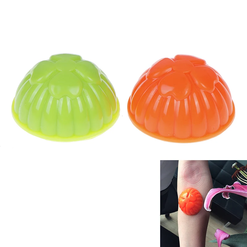 1Pc Vacuum Silicone Cupping Cups Massager Face Back Body Massage Relax Health Care Color Random HOT