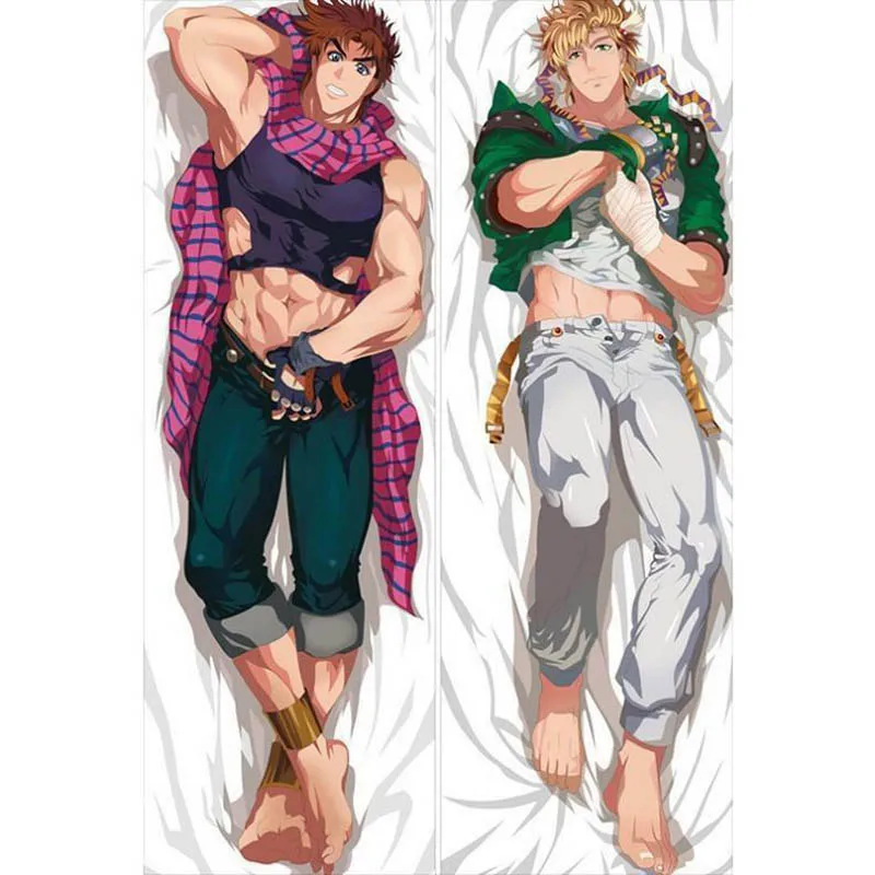 Аниме Dakimakura JoJos Необычные Приключения косплей реквизит Kujo Jotaro обнимающий тело индивидуальный заказ BL мужской чехол для подушки - Цвет: 50X150cm