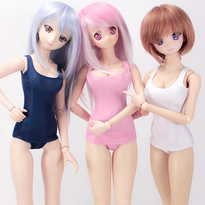 

Estartek 1/3 1/4 Sexy Non Staining Candy Swimwear Suit for BJD SD DD Doll Action Figure DIY
