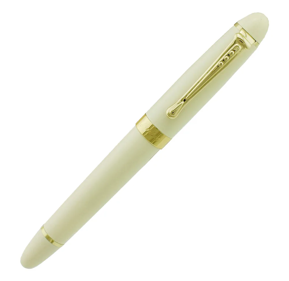 Ivory Jinhao X450 металлическая каллиграфия изогнутое перо авторучка 450 Современная Классическая чернильная ручка с золотым зажимом для офиса, школы, дома - Цвет: Ivory