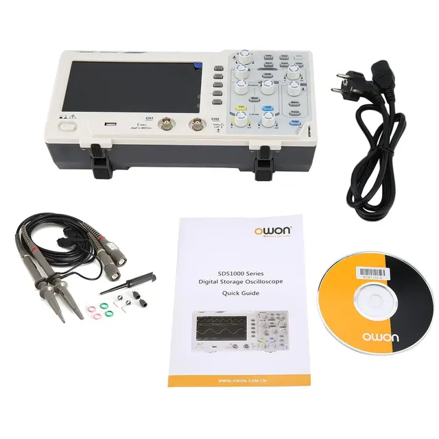 Cheap OWON SDS1102 Double channel LCD Super-economical Type Digital Storage Oscilloscope Scopemeter Scope Meter 100MHz 1GSa/s Cheap OWON SDS1102 Double channel LCD Super-economical Type Digital Storage Oscilloscope Scopemeter Scope Meter 100MHz 1GSa/s