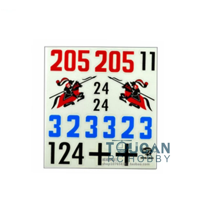 

HengLong 1/16 Scale Henschel King Tiger RC Tank Decal Paster Sticker 3888A TH00395