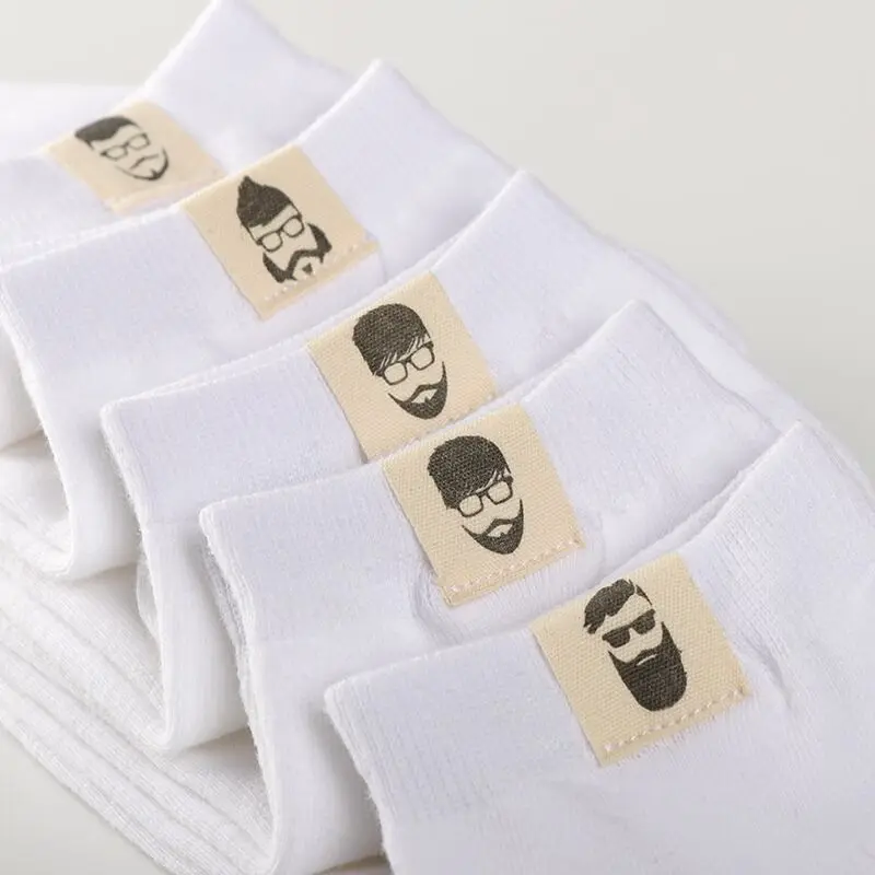 3 пара/лот мужские носки хлопок corap короткие носки до лодыжки skarpetki meskie chaussettes homme meia индивидуальность Лето дышащий - Цвет: wthie 1