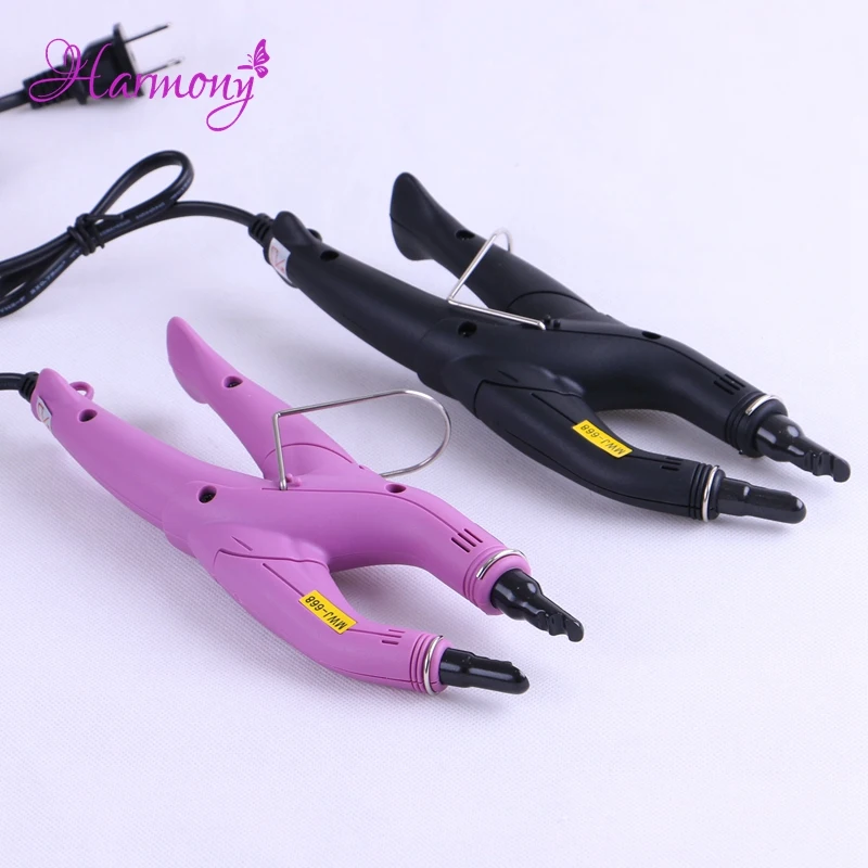 Pink color POP LOOF Hair Extension Iron for Fusion Keratin Hair Extensions Funsion connector for Bonding Hair Extensions Pink color POP LOOF Hair Extension Iron for Fusion Keratin Hair Extensions Funsion connector for Bonding Hair Extensions