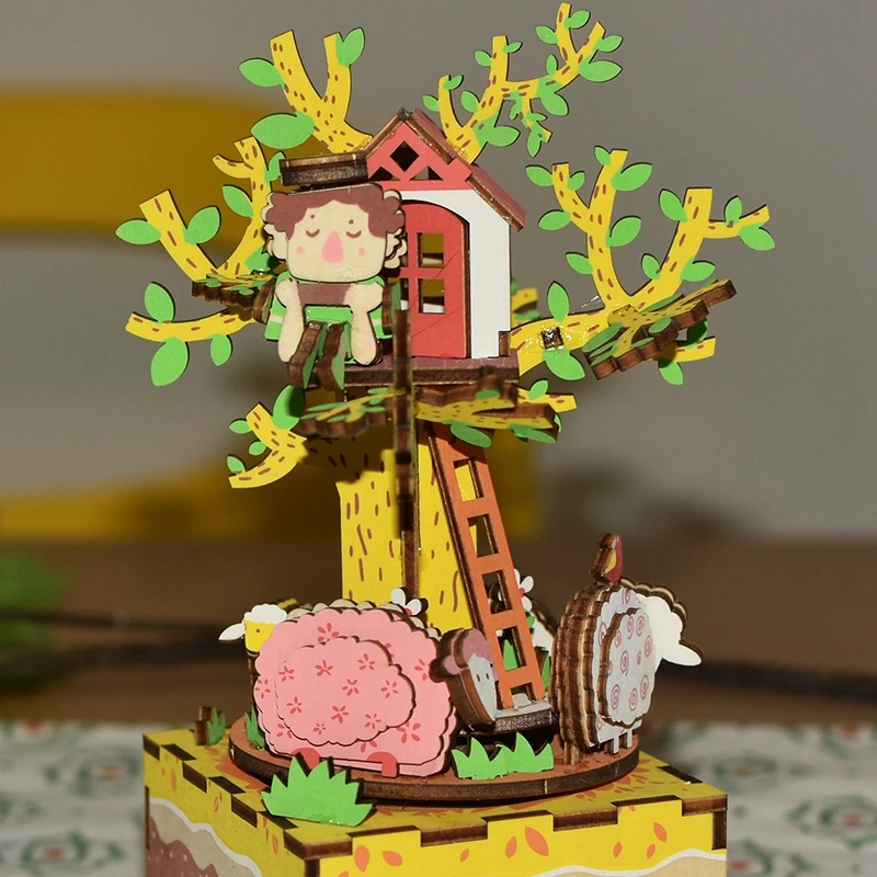 Robotime-DIY-Rotatable-Tree-House-Wooden-Music-Box-Hand-Clockwork-Type-Home-Decor-Beauty-Gift-for (3)