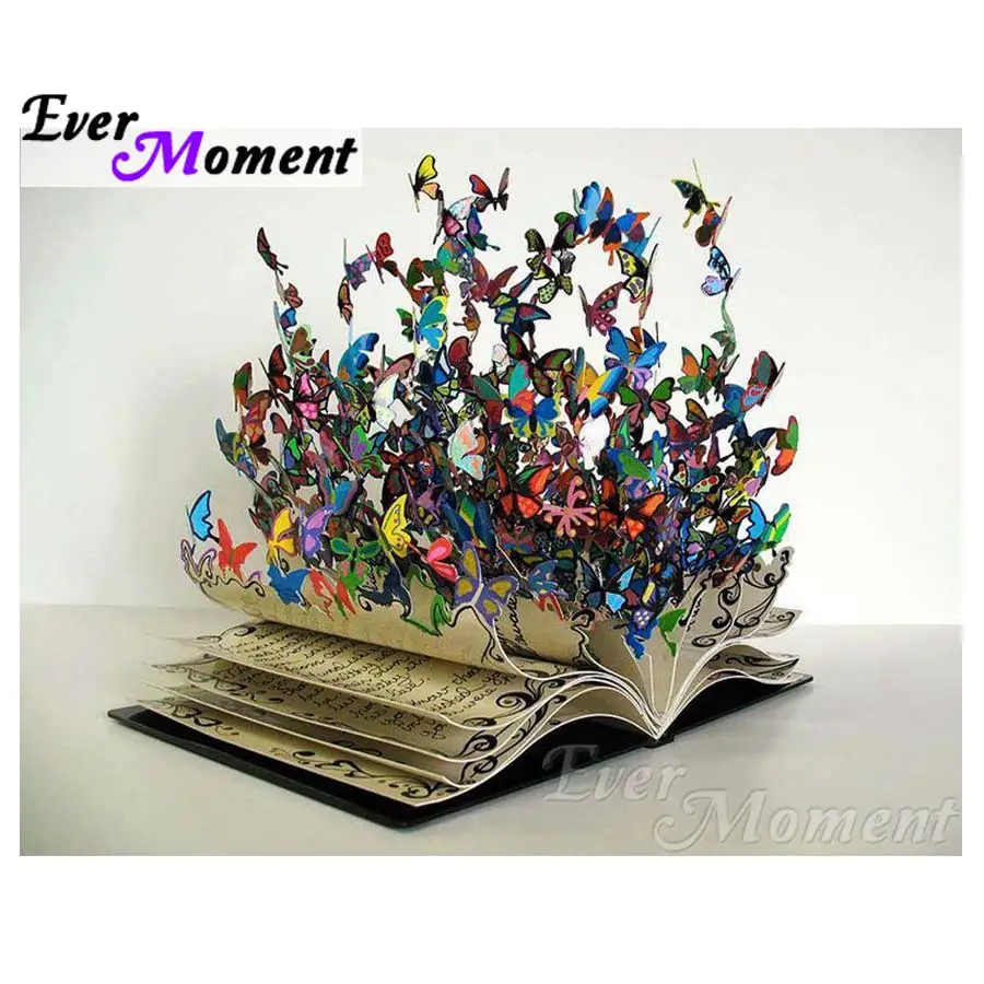 Алмазная живопись с книжкой бабочкой Ever Moment красочная 5D сделай сам алмазная