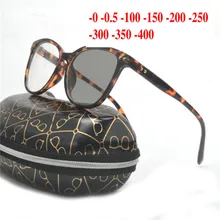 Круглые фотохромные солнцезащитные очки близорукости для мужчин и женщин, оправа для очков от близорукости с цветными линзами, солнцезащитные очки для близорукости NX