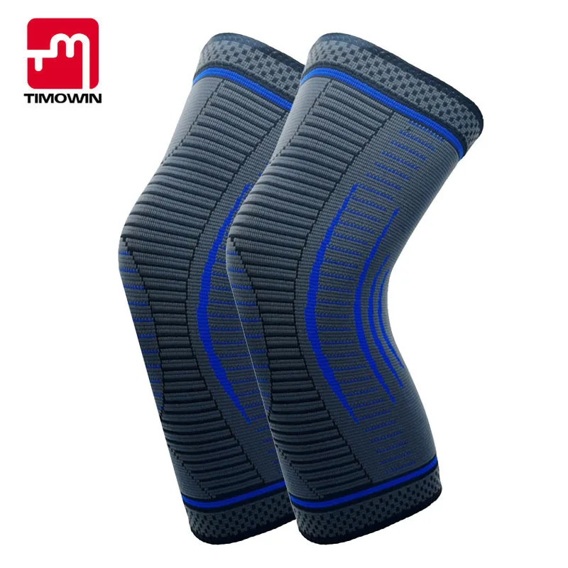 

Timowin 1 Pair Non-slip For Running Hiking Cycling Braces Elastic Nylon Sport Compression Knee Pad Sleeve Knee Protector