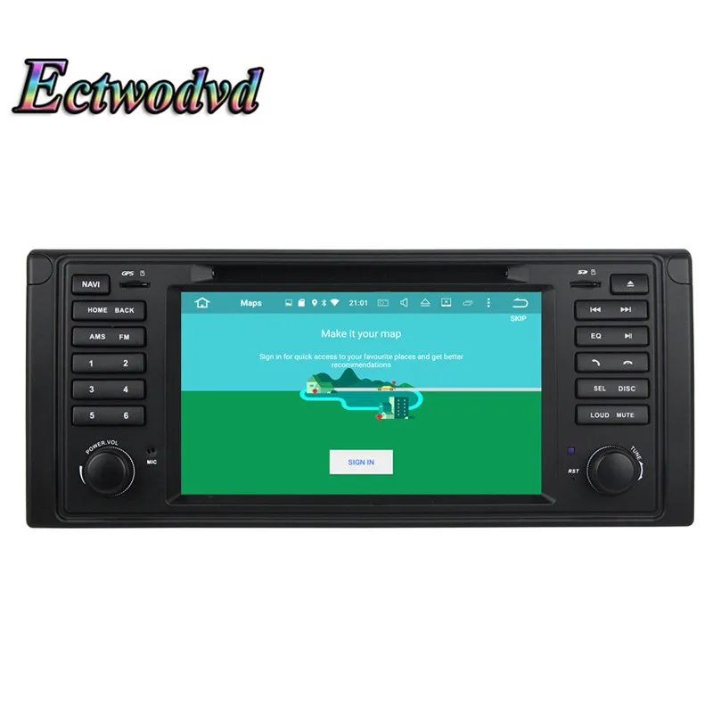 Excellent Ectwodvd Octa Core 4G RAM 64G ROM Android 9.0 Car Multimedia DVD Player GPS HeadUnit For BMW M5(1995-2003)/E39/X5/E53(2000-2007) 5