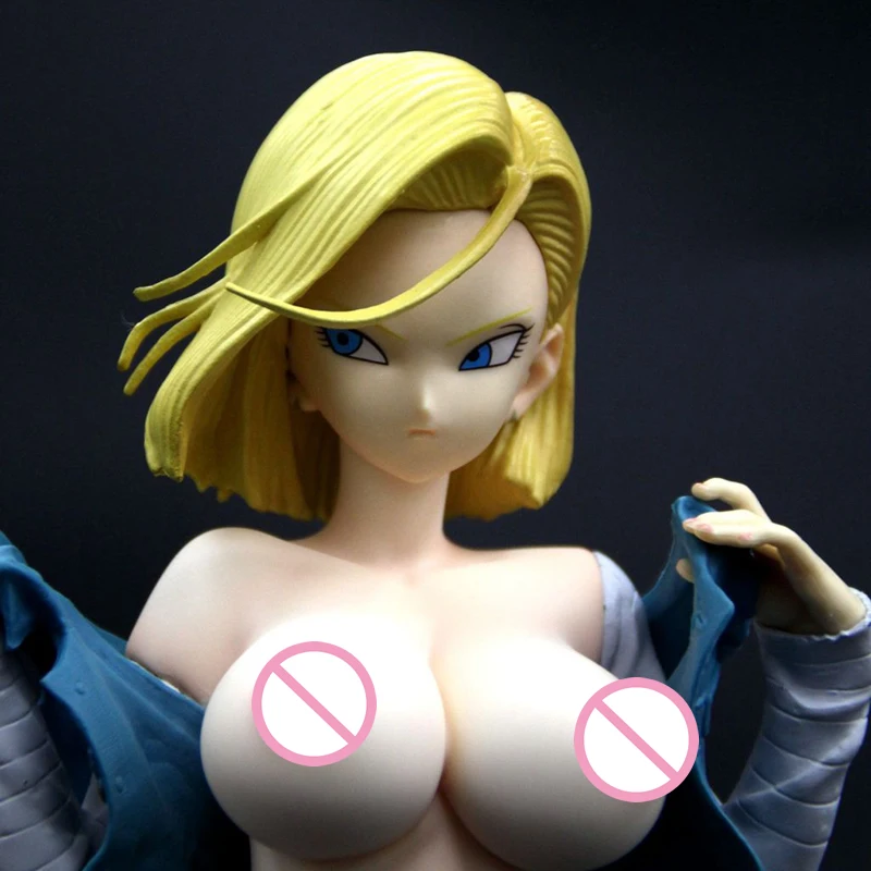 1/6 масштаб Dragon Ball Z блеск гламуры Android 18 куртка стоящая голая сексуальная Смола GK модель фигурка коллекция аниме фигурки