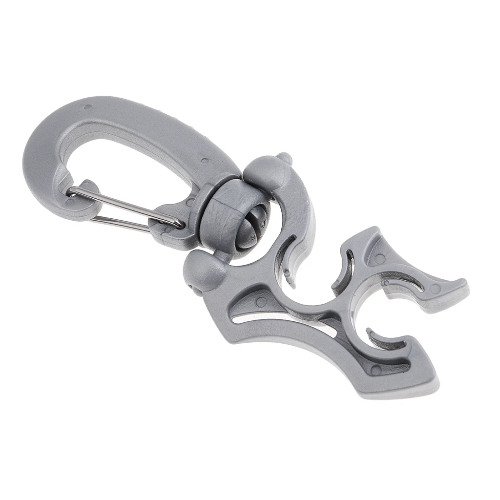 Protable Scuba Diving Snorkeling Regulator Octopus Hose Holder Retainer with Snap Clip Gear Accessories