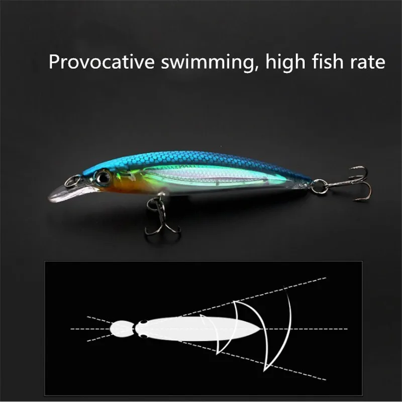 1 unids UNIDAD DE Señuelos de Pesca luminosos flotantes láser Minnow Hard Aritificial Wobblers 14g/11 cm Crankbait Plastic Baits Pesca Isca 6 # hook 1 unids UNIDAD DE Señuelos de Pesca luminosos flotantes láser Minnow Hard Aritificial Wobblers 14g/11 cm Crankbait Plastic Baits Pesca Isca 6 # hook