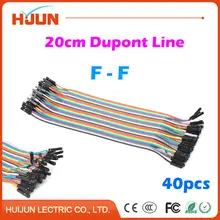 40 шт./партия Dupont кабель Перемычка провода Dupont линия женский длина 20 см для Arduino