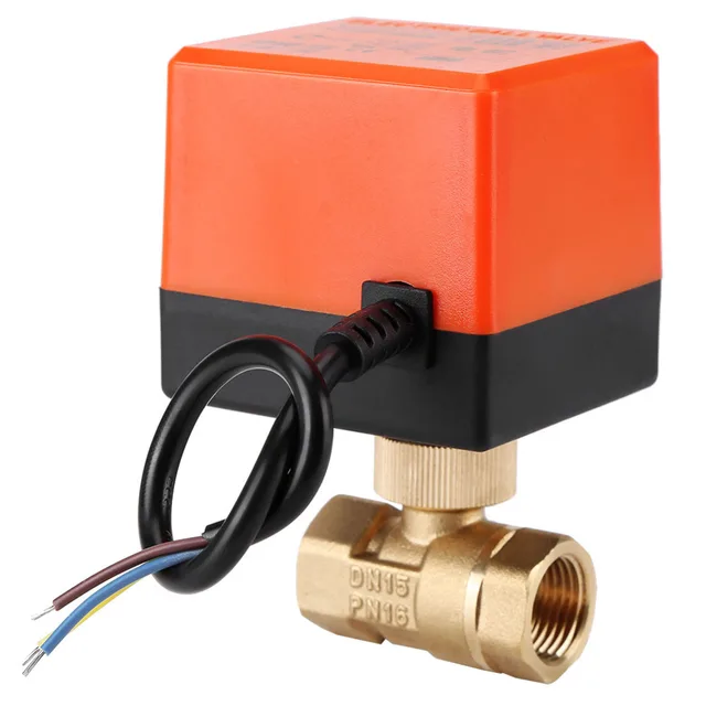 2 Way Electric Ball Valve DN15 Professional Normally Closed General Industrial Supplies Suitable for Synchronous Motor 2 Way Electric Ball Valve DN15 Professional Normally Closed General Industrial Supplies Suitable for Synchronous Motor