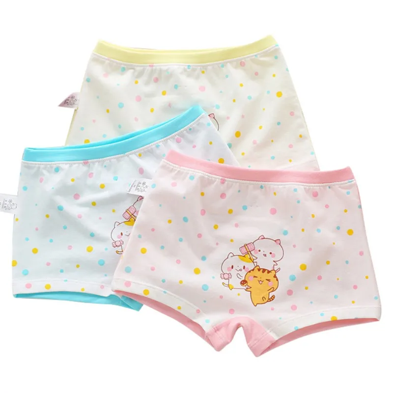 3 PCSlot Baby Girl Panties Playtoday Baby Girl Clothes Summer Cartoon Print Girl Underwear Cotton Baby Panties Baby Clothes