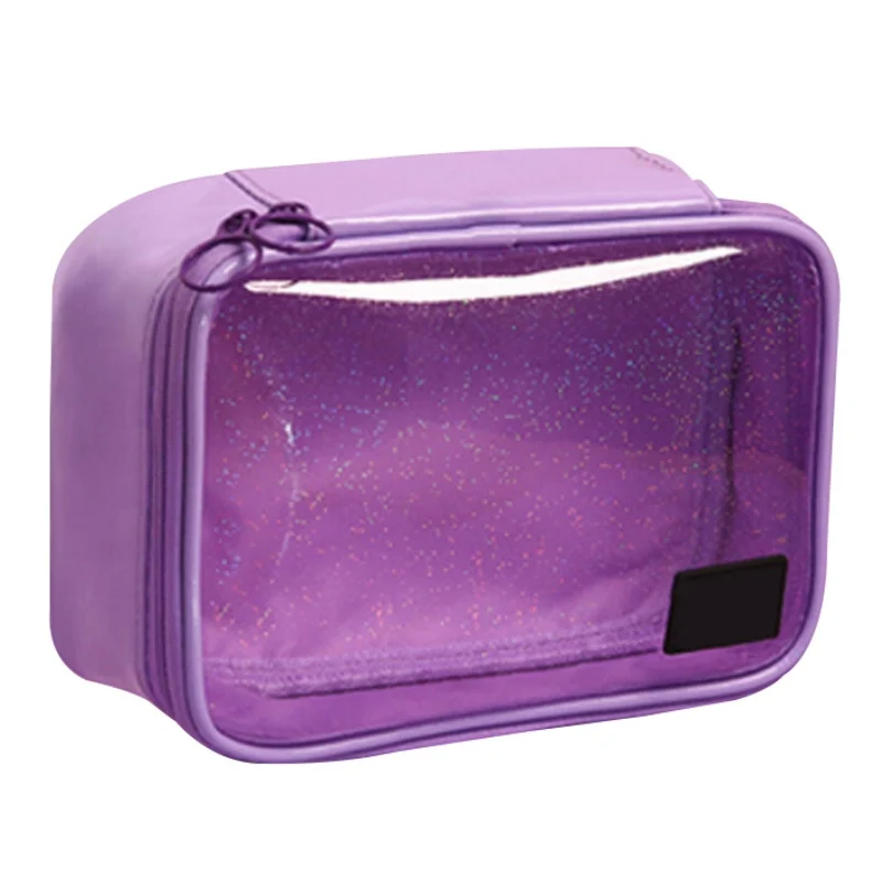 Women Travel Handbag Purse Liner Teenage Cosmetic Bag Transparent Organizer Insert Bag Lady Makeup Cosmetic Bag Capacity Tote